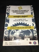17. ÇALIŞMA EKONOMİSİ VE ENDÜSTRİ İLİŞKİLERİ KONGRESİ Emeğin Değeri 2-4 Haziran 2016 Erzurum [Genişletilmiş Bildiri Özetleri] (Sahafiye Kitap) - 1