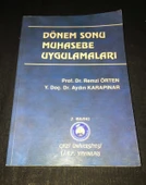 DÖNEM SONU MUHASEBE UYGULAMALARI 2.Baskı (Sahafiye Kitap) - 1