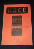 HECE Dergisi Kasım 2013 Sayı 203 Dosya SEYREK DÜŞER HIZLI ÇAĞIN ŞİİRİ (Sahafiye Kitap) - 1