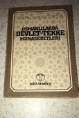 OSMANLILARDA DEVLET - TEKKE MÜNASEBETLERİ (Sahafiye Kitap) - 1