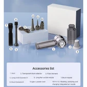 16000pa Güçlü Portatif 3 Kademeli Tabilir Vakumlu Kablosuz Üflemeli Mini Araç Süpürgesi thumbnail 4