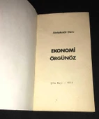 EKONOMİ ÖRGÜNÖZ (Sahafiye Kitap) thumbnail 2