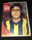 HAYAT SPOR 30 Ekim 1974 Sayı 35 Kapak NİYAZİ GÜLSEVER / FENERBAHÇE VE GALATASARAY MAÇ FOTO-ROMANLARI EKLERİYLE (Sahafiye Kitap) - 1
