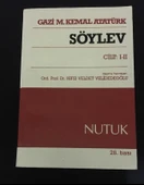 SÖYLEV Cilt 1-2 NUTUK [28.Bası] [2.el kitaptır] (Sahafiye Kitap) - 1