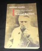 EDEBİYAT MÜZİK VE RESİMLE YAŞAMAK YA DA ROLAND BARTHES [2.EL KİTAPTIR] (Sahafiye Kitap) - 1
