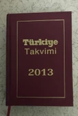 TÜRKİYE TAKVİMİ 2013 [Tam ve Ciltli] (Sahafiye Kitap) - 1