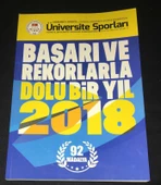 ÜNİVERSİTE SPORLARI 2018 YILI FAALİYET KİTABI 13 (Sahafiye Kitap) - 1