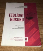 TEBLİGAT HUKUKU 7101 sayılı Kanun ile Güncellenmiş ve Son Değişiklikler İşlenmiş (Sahafiye Kitap) thumbnail 1