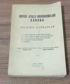 HUKUK USULÜ MUHAKEMELERİ KANUNU VE SEÇİLMİŞ İÇTİHATLAR (Sahafiye Kitap) - 1