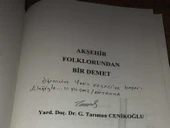 AKŞEHİR FOLKLORUNDAN BİR DEMET imzalı (Sahafiye Kitap) thumbnail 2