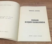 ZAMAN KUŞUN KANADINDA 1.BASKI (Sahafiye Kitap) thumbnail 2