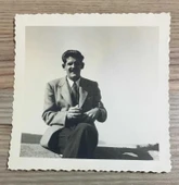 Kore Gazisi HASAN BASRİ DANIŞMAN'IN 1949'larda AMERİKA'DA ÇEKİLMİŞ 1 Adet FOTOĞRAF - ÖZEL ALBÜMÜNDEN - (Sahafiye Kitap) - 1