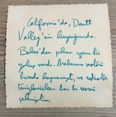 Kore Gazisi HASAN BASRİ DANIŞMAN'IN 1949'larda AMERİKA'DA ÇEKİLMİŞ 1 Adet FOTOĞRAF - ÖZEL ALBÜMÜNDEN - (Sahafiye Kitap) - 2