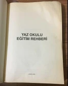 YAZ OKULU EĞİTİM REHBERİ (Sahafiye Kitap) - 2