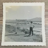 Kore Gazisi HASAN BASRİ DANIŞMAN'IN 1949'larda AMERİKA'DA ÇEKİLMİŞ 1 Adet FOTOĞRAF - ÖZEL ALBÜMÜNDEN - (Sahafiye Kitap) - 1