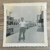 Kore Gazisi HASAN BASRİ DANIŞMAN'IN 1949'larda AMERİKA'DA ÇEKİLMİŞ 1 Adet FOTOĞRAF - ÖZEL ALBÜMÜNDEN - (Sahafiye Kitap) - 1