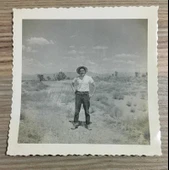 Kore Gazisi HASAN BASRİ DANIŞMAN'IN 1949'larda AMERİKA'DA ÇEKİLMİŞ 1 Adet FOTOĞRAF - ÖZEL ALBÜMÜNDEN - (Sahafiye Kitap) - 1