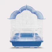 Qh Kuş Kafesi 30x23x40 CM Mavi Muhabbet Kanarya - 1