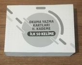 OKUMA YAZMA KARTLARI II. KADEME İlk 50 Kelime (Sahafiye Kitap) thumbnail 1