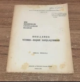 BİR REHBERLİK UYGULAMASI OLARAK OKULLARDA YETENEK - BAŞARI KARŞILAŞTIRMASI (Sahafiye Kitap) - 1