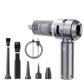 HL-135 16000pa Güçlü Portatif 3 Kademeli Tabilir Vakumlu Kablosuz Üflemeli Mini Araç Süpürgesi - 1