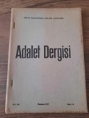 ADALET DERGİSİ, Haziran 1967, Yıl:58, Sayı:6 "Yüksel Ersoy: sözde suç ve işlenmez suç" (Sahafiye Kitap) - 1