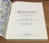 WORLD POLITICS Trend and Transformation 2013 - 2014 Update Edition - ingilizce - (Sahafiye Kitap) thumbnail 2