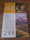 HECE AYLIK EDEBİYAT DERGİSİ Yıl:25,Sayı:298 Ekim 2021 "Bağımsızlık Dönemi Kazak Şiiri" (Sahafiye Kitap) - 1