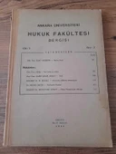 Ankara Üniversitesi Hukuk Fakültesi Dergisi Cilt:I,Sayı:2,"Türkiye'de Komün- Necmi OSTEN" (Sahafiye Kitap) - 1