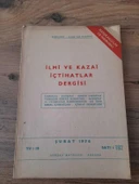 İLMİ VE KAZAİ İÇTİHATLAR DERGİSİ ŞUBAT 1976, Yıl:16, Sayı:182 "Yaralamak (Bıçakla)" (Sahafiye Kitap) - 1
