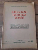 İLMİ VE KAZAİ İÇTİHATLAR DERGİSİ Ekim 1967, Yıl:7, Sayı:82 "adam öldürme" - 1