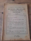 Ankara Üniversitesi Hukuk Fakültesi Dergisi Cilt:XVII,No:3,Eylül 1961 "Bahri Savcı: Yuvarlak Masa" (Sahafiye Kitap) - 1