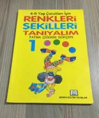 4 - 5 Yaş Çocukları için RENKLERİ VE ŞEKİLLERİ TANIYALIM 1 (Sahafiye Kitap) - 1