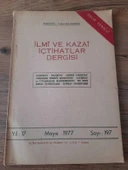 İLMİ VE KAZAİ İÇTİHATLAR DERGİSİ Mayıs 1977, Yıl:17,Sayı:197 "Yargıtay 4. Ceza Dairesi Kararı" (Sahafiye Kitap) - 1