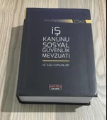 Son Değişikliklerle İŞ KANUNU SOSYAL GÜVENLİK MEVZUATI VE İLGİLİ KANUNLAR 10.BASKI - EYLÜL 2019 (Sahafiye Kitap) - 1