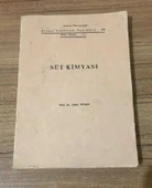 SÜT KİMYASI (Sahafiye Kitap) - 1
