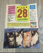 28 NİSAN 1982 ÇARŞAMBA - VASIF ÜLKÜ TAKVİMİ YAPRAĞI (Sahafiye Kitap) - 2