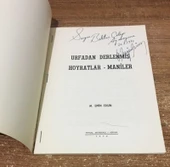 URFA'DAN DERLENMİŞ HOYRATLAR MANİLER - İMZALI - (Sahafiye Kitap) thumbnail 2
