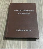 T.B.M.M. MİLLET MECLİSİ ALBÜMÜ Dönem IV Toplantı 1 ( 1 NİSAN 1974 ) (Sahafiye Kitap) thumbnail 1