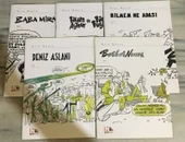AZİZ NESİN Çizgi Roman - BABA MİRASI-BAYAN AYNUR İLE BAY BUYUR-BİLMEM NE ADASI-DENİZ ASLANI-BERBER NONOŞ ( 5 ADET ) (Sahafiye Kitap) - 1