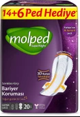 Molped Ultra Hijyenik Ped Super Gece Dev Ekonomik 20 Adet 3 Paket - 1