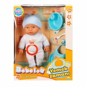 Sunman Bebelou Yemek Zamanı Sesli Bebek Seti 35 Cm thumbnail 2