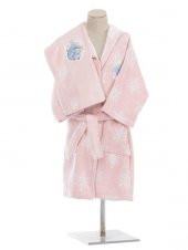 Özdilek Kız Çocuk Bornoz Takımı Frozen 2 Trust Elsa Pembe Free Set - 5
