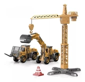 Mega Vinç Kepçe Kırıcı Montaj İnşaat Seti thumbnail 1