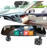 3 Kameralı Dokunmatik Ayna Araç Geri Kamerası Kingboss Sl-d211 Full Hd - 2