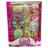 KMB-925 - SAÇ BAKIM SETİ AKSESUARLI KUTULU BEBEK thumbnail 1