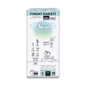 Sleepy Bio Natural Bebek Bezi Fırsat Paketi 2 Beden 48 Adet - 1