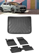 Sahler Ford Puma 2019 ve Sonrası 4.5D  Paspas 3D Rizline Bagaj HAvuzu thumbnail 1