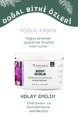 Noreana Doğal Formüllü Body Scrub 500 ml - Siyah Orkide Özlü Cilt Yenileyen Arındırıcı Vücut Peelingi - 4