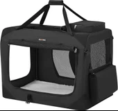 FEANDREA Köpek Kutusu, Köpek Çantası, Katlanabilir, 81 x 58 x 58 cm, Siyah Outlet - 1